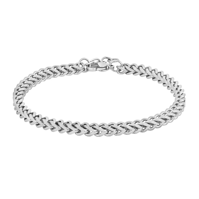 Son of Noa herrearmbånd fra Nordahl Andersen i blankt stål, 18 eller 20 cm – maskulint og minimalistisk design.